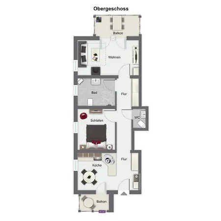 דירה Strandvilla Scholle - Hering 03